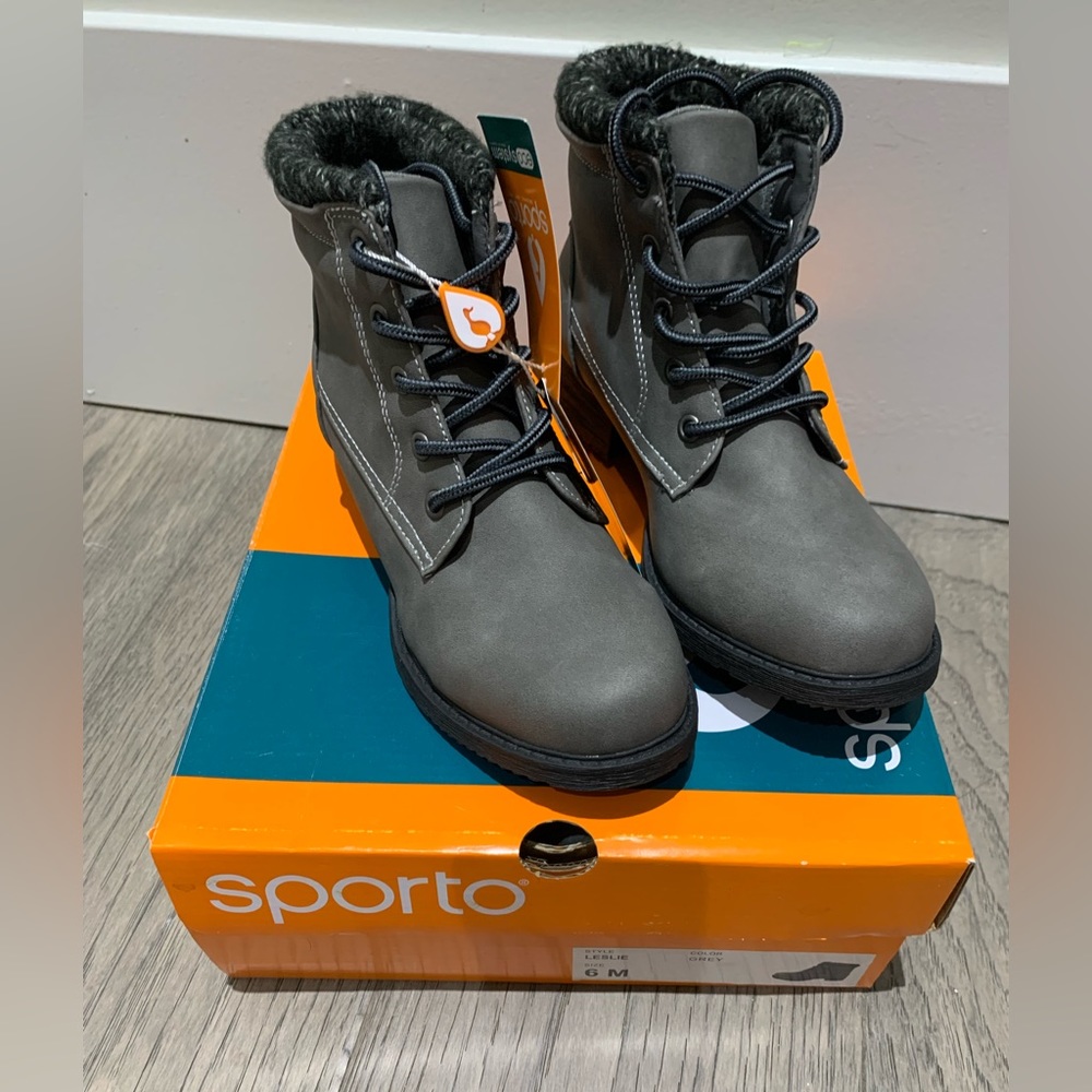 Sparto booties 6 grey